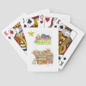 Weihnachtskartendeck Spielkarten (Rückseite)