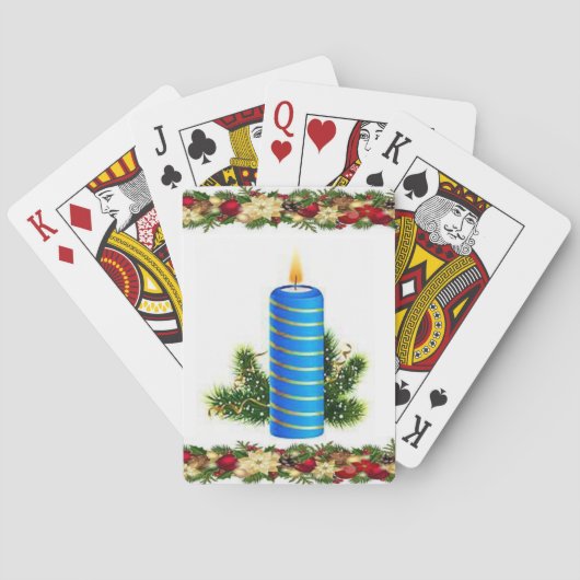 Weihnachtskartendeck Spielkarten (Rückseite)