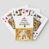 Weihnachtskartendeck Spielkarten (Rückseite)
