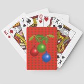 Weihnachtskartendeck Spielkarten (Rückseite)
