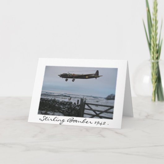 Weihnachtskartenflugzeug Feiertagskarte (Rückseite)