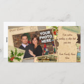 Weihnachtskartenkollektion mit individuellem Foto Feiertagskarte (Vorne/Hinten)