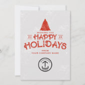 Weihnachtskartenkunden Feiertagskarte (Vorderseite)