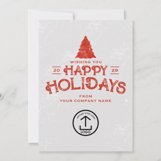 Weihnachtskartenkunden Feiertagskarte (Vorderseite)