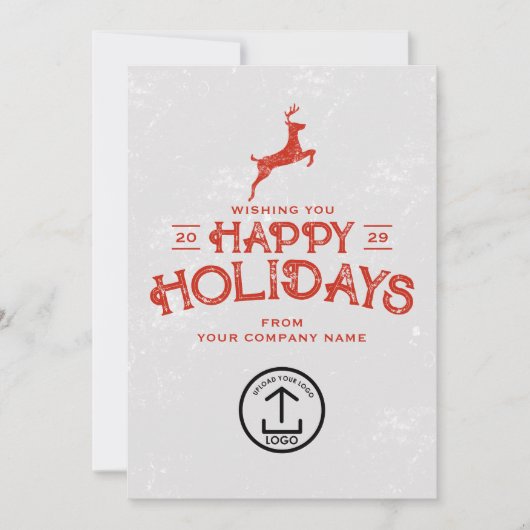 Weihnachtskartenkunden Feiertagskarte (Vorderseite)