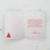 Weihnachtskartenkunden Feiertagskarte (Innenseite)