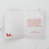 Weihnachtskartenkunden Feiertagskarte (Innenseite)