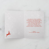 Weihnachtskartenkunden Feiertagskarte (Innenseite)