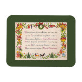 Weihnachtskartenmagnet Magnet (Horizontal)