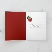 Weihnachtskartenschaden Feiertagskarte (Innenseite)