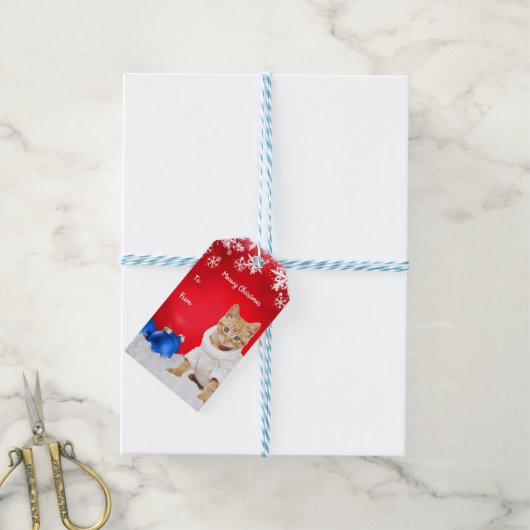 Weihnachtskartentafel Geschenkanhänger (Mit Garn)