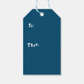 Weihnachtskartentafel Geschenkanhänger (Rückseite)