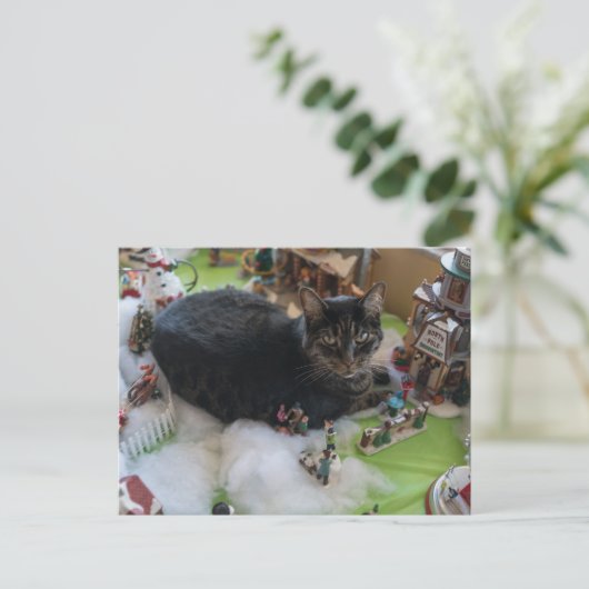 Weihnachtskartentafel Postkarte (Stehend Vorderseite)