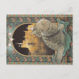 Weihnachtskartentafel  postkarte