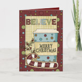 Weihnachtskartentasche Feiertagskarte (Vorderseite)