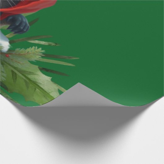 Weihnachtskartentasche Geschenkpapier (Ecke)