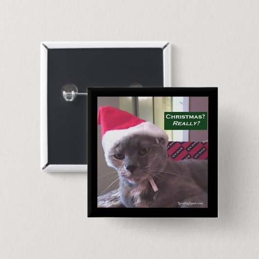 Weihnachtskartentaste Button (Vorne & Hinten)