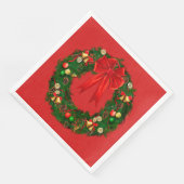 Weihnachtskartentext Napkins Serviette (Ecke)