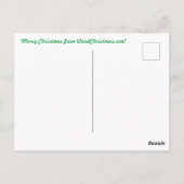 WeihnachtskartentMammographie Postkarte (Rückseite)