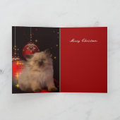 Weihnachtskartonhut Feiertagskarte (Innenseite)