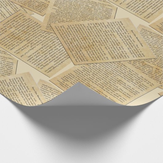 Weihnachtskartonpapier Geschenkpapier (Ecke)