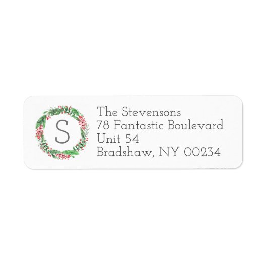 Weihnachtskartons Monogram (Vorne)