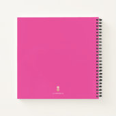 Weihnachtskartons Personalisiertes Notebook Notizblock (Rückseite)