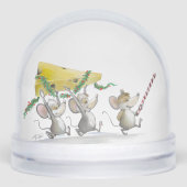 Weihnachtskäse einführen schneekugeln (Vorderseite)