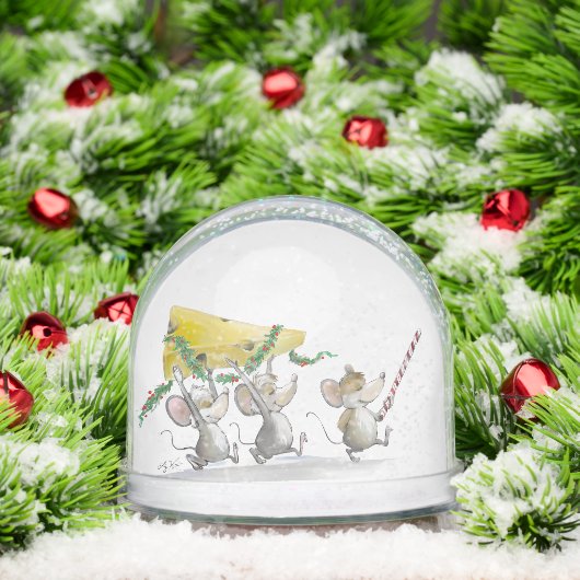 Weihnachtskäse einführen schneekugeln (Weihnachten)