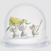 Weihnachtskäse einführen schneekugeln (Rückseite)