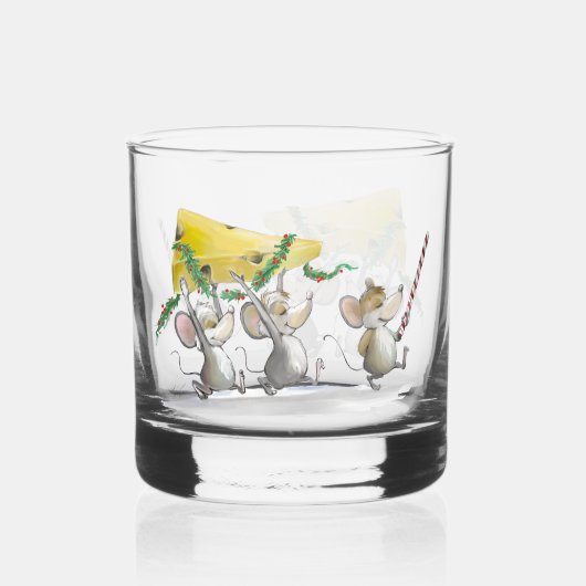 Weihnachtskäse einführen whiskyglas (Rückseite)