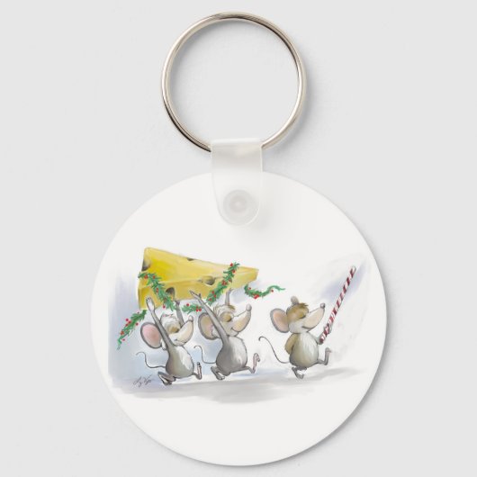 Weihnachtskäsehafen Schlüsselanhänger (Vorderseite)