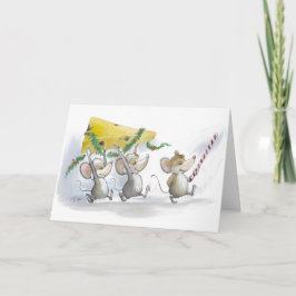 Weihnachtskäsekarte Feiertagskarte