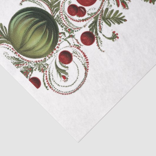 Weihnachtskaskade Seidenpapier (Detail)