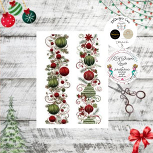 Weihnachtskaskade Seidenpapier