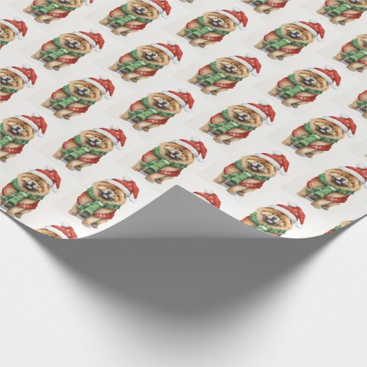 Weihnachtskasse mit Winterskarte Geschenkpapier (Ecke)