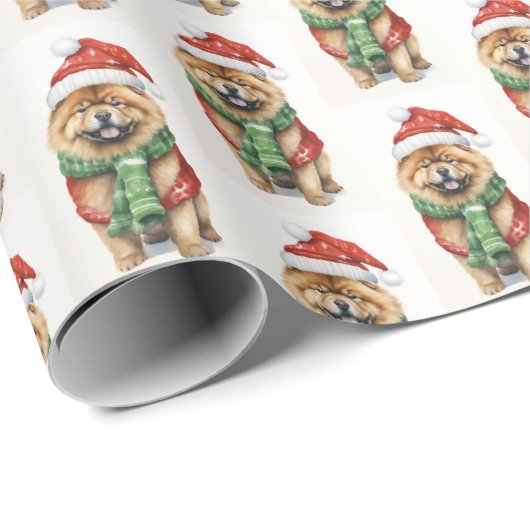 Weihnachtskasse mit Winterskarte Geschenkpapier (Rolleneckpunkt)