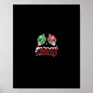 Weihnachtskastanien Weihnachtsfest Poster
