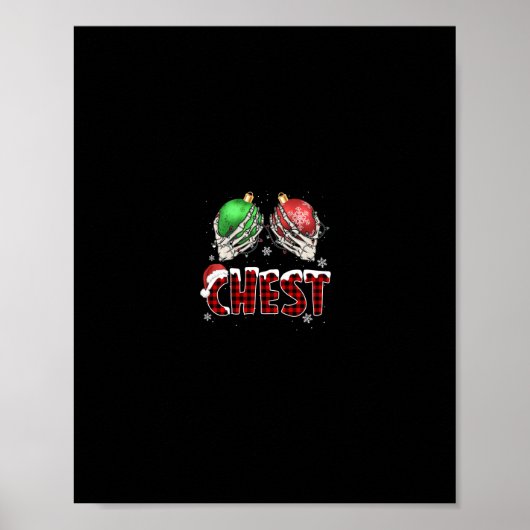 Weihnachtskastanien Weihnachtsfest Poster (Vorne)