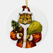 Weihnachtskat von Louis Wain ・ Ornament (Vorne)