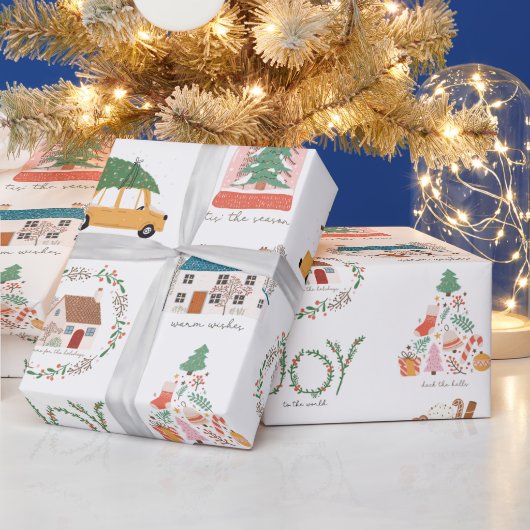 Weihnachtskataloge & Bilder Weihnachtsmuster Geschenkpapier (Feiertage)