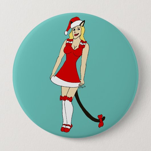 Weihnachtskataster Button (Vorderseite)