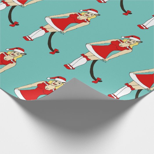 Weihnachtskataster Geschenkpapier (Ecke)