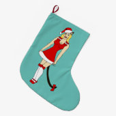 Weihnachtskataster Großer Weihnachtsstrumpf (Vorderansicht (hängend))