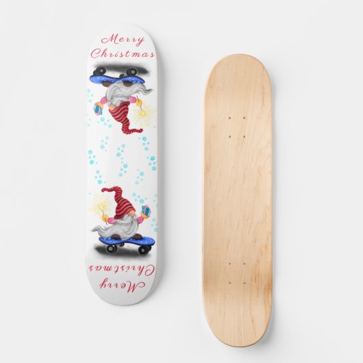 Weihnachtskateboard Skateboard (Vorderseite)