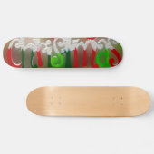 Weihnachtskateboard Skateboard (Horizontal)