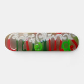 Weihnachtskateboard Skateboard (Horizontal)