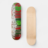 Weihnachtskateboard Skateboard (Vorderseite)