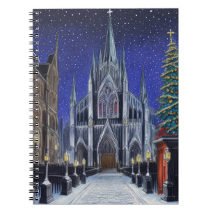 Weihnachtskathedral Notizblock