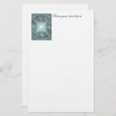 Weihnachtskathedralfenster Briefpapier (Vorne/Hinten)